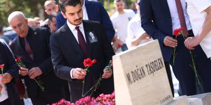 Çankaya Belediye Başkanı Doğan Taşdelen mezarı başında anıldı