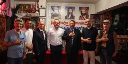 Mamak Kaymakamı'ndan Şah-ı Merdan Cemevi’ne aşure ziyareti