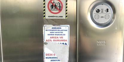 Botanik Metro Durağı'nda acil durum numarası sorunu giderildi