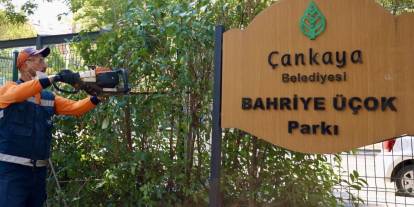 Bahriye Üçok Parkı baştan aşağı yenileniyor