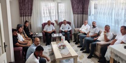 Kaymakam Mehmet Nebi Kaya’dan şehit ailesine taziye ziyareti