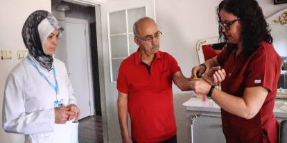 Evinde hastası olan Çankayalıların gözü artık arkada kalmayacak