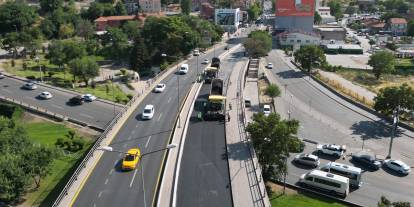 Ankara Büyükşehir Çankırı Caddesi'nin asfaltını yeniliyor