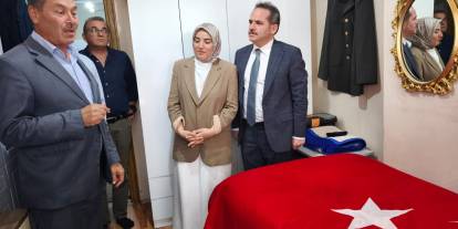 Mamak'ın yeni Kaymakamı şehit ailelerini ziyaret etmeye devam ediyor