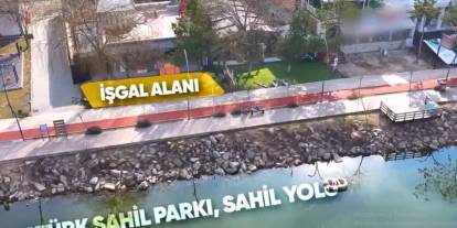 Mogan sahillerinde işgale son verildi; yeşil alanlar halka açıldı