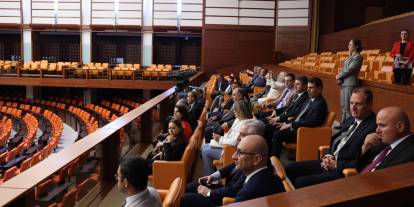Ankara'daki sağlık kurumları müdürleri TBMM’de toplantı yaptı