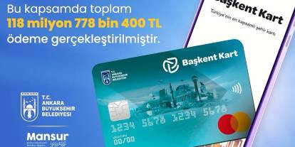 Ankara'da sosyal destek alan ailelere nakit desteği verildi