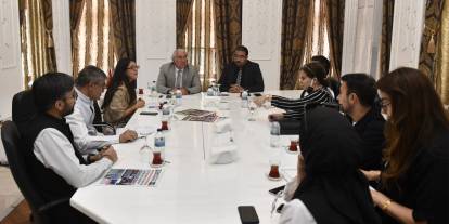 Hindistan Büyükelçilik personeli Ankara'da yetkilileri ziyaret etti