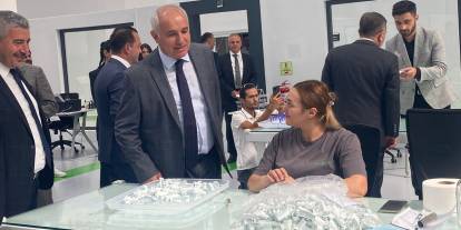 Sincan Kaymakamı ve ilçe protokolünden dev fabrikaya ziyaret