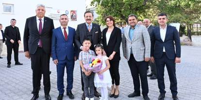Ankara'dan Kırşehir Mucur'a destek: TOBB başkanı anaokulu yaptırdı