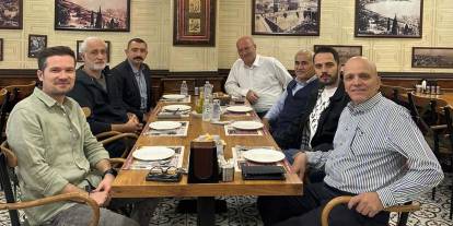 Ankaralı iş insanları restoranda buluştu: Keyifler yerinde