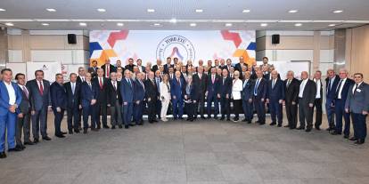 İstanbullu sanayiciler Ankaralı iş insanlarını TOBB'da ziyaret etti