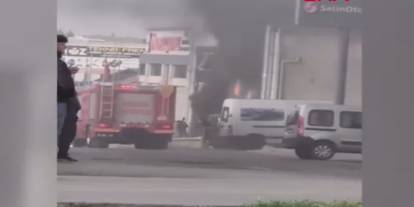 Ostim OSB'de yangın: 2 saatlik çalışmayla kontrol altına alındı