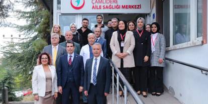 Çamlıdere'de sağlık merkezine üst düzey ziyaret: Genel müdür geldi