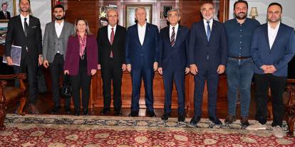 Kırşehir’den ABB Başkanı Yavaş’a ziyaret: Talana izin vermeyeceğiz