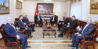 Ankara'da yeni Diyanet İşleri Başkanı Arpaguş’a hayırlı olsun ziyareti