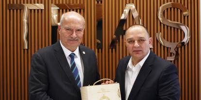 Ankaralı patronlar TEİAŞ yönetimini makamda ziyaret etti