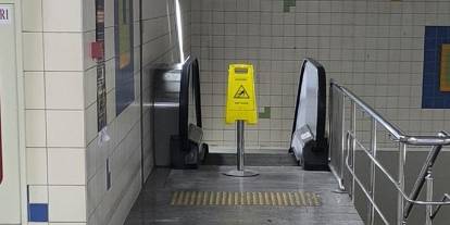 Koru Metro İstasyonu’ndaki yürüyen merdiven arızası giderildi