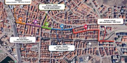 Ankara Cemal Gürsel Caddesi 42 gün boyunca kapatılacak