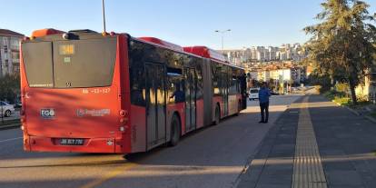 Eryaman’da EGO otobüsünde gerginlik: Şoför yolcuları araçtan kovdu