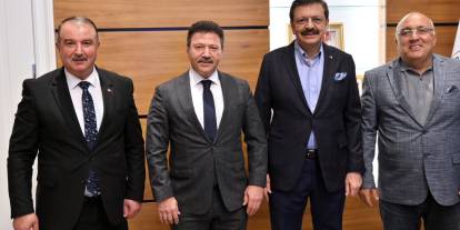 Ankara'da şoförler, ağaç esnafı ve sebzeciler TOBB makamında ağırlandı