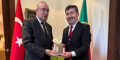 Ankaralı eğitimciler Portekiz’de Türkiye Büyükelçiliği'ni ziyaret etti