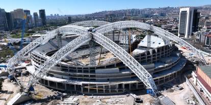 Yeni 19 Mayıs Stadı’nda inşaatın yüzde 70'i tamamlandı