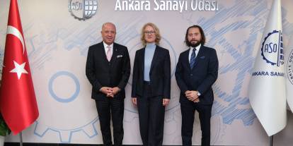 Ankaralı sanayiciler Almanya Büyükelçiliği temsilcisini ağırladı