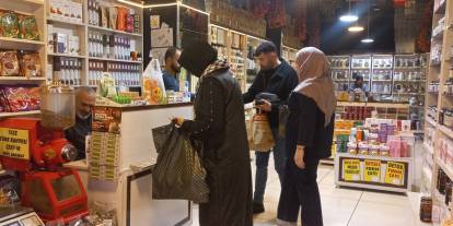 Kış geldi: Ankara Ulus'taki aktarlarda hareketlilik arttı