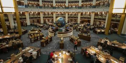 Millet Kütüphanesi'ndeki Cihannüma Salonu Papa 14. Leo'yu ağırlayacak