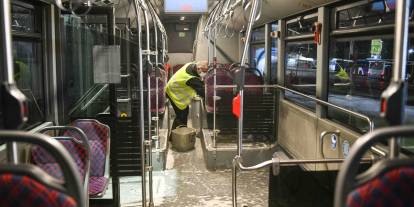 Ankara'daki EGO otobüsleri her gece tek tek temizleniyor