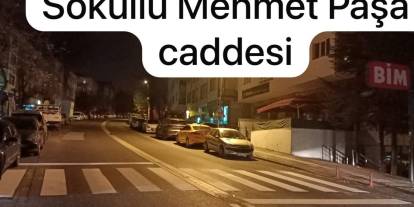 Ankara Çankaya Sokullu Mehmet Paşa Caddesi’ne yaya geçidi yapıldı