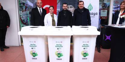 Çankaya’da toplanan atık ilaçlar eczaneye teslim edildi