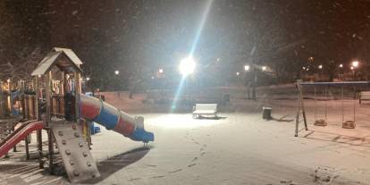 Başkent’in yüksek kesimlerine kar yağdı