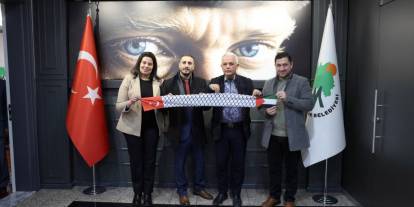 Mamak Belediye Başkanı Şahin’den Filistin’e destek