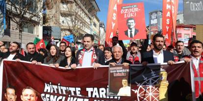 Çorum’daki eyleme Mamak Belediyesi’nden üst düzey katılım