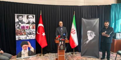 İran Ankara Büyükelçiliği’nde Hamaney anıldı