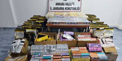 Ankara'da binlerce kaçak güneş gözlüğü ele geçirildi